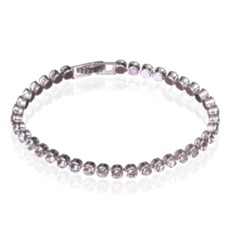 Silver Plated All That Bling Tennis Bracelet