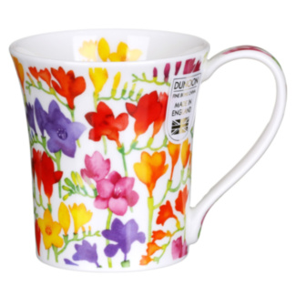 Floral Fiesta Freesia Jura Shape Mug