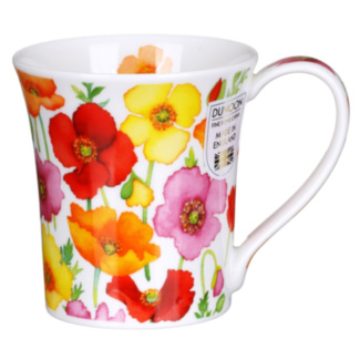 Floral Fiesta Poppy Jura Shape Mug