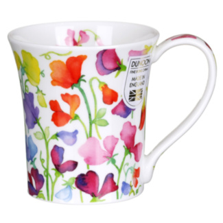 Floral Fiesta Sweet Pea Jura Shape Mug