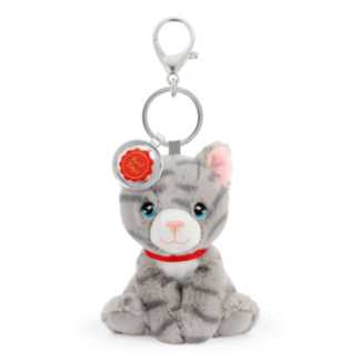 Keeleco Kittens Grey Cat Bag Charm