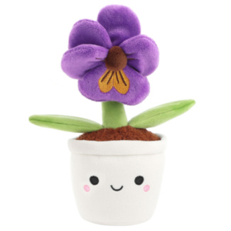 Keeleco Purple Pansy 17cm Soft Toy