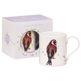 British Birds Goldfinch Fine China Mug