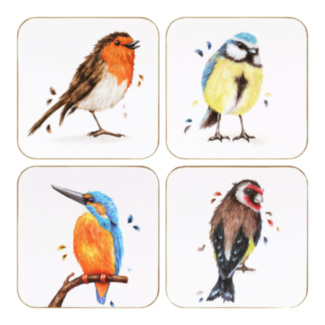 British Birds Set Of 4 Coasters