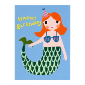 Mermaid Small Birthday Card