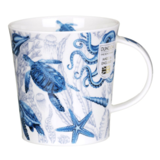 Blue Ocean Turtle Lomond Shape Mug