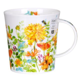 Floral Haze Yellow Lomond Shape Mug