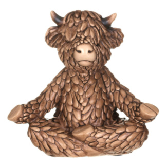 Hughie Highland Cow Yoga Ornament