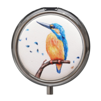 British Birds Kingfisher Pill Box