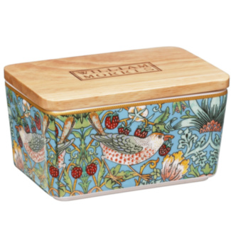 Strawberry Thief Fine China Butter Dish