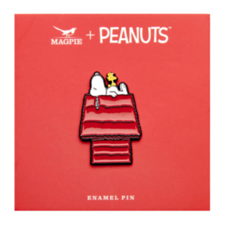 Peanuts Red House Snoopy Pin Badge