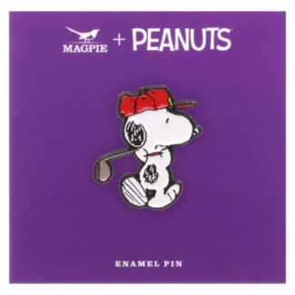 Peanuts Golf Snoopy Pin Badge