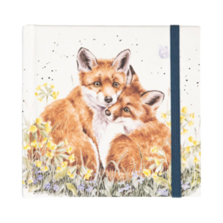 ‘Growing Wild Together’ Foxes Mini Hardback Notebook
