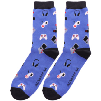 Royal Blue Gaming Men’s Bamboo Socks