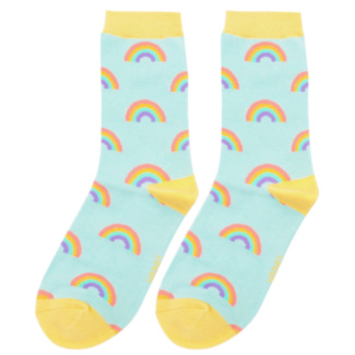 Duck Egg Rainbows Women’s Bamboo Socks