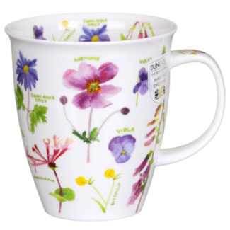 Flower Journal Pink Nevis Shape Mug