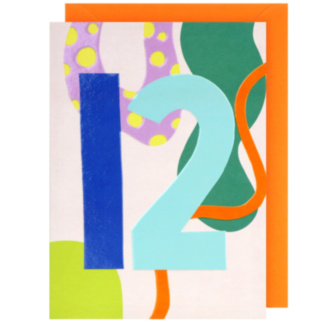 New Age 12th Birthday Card