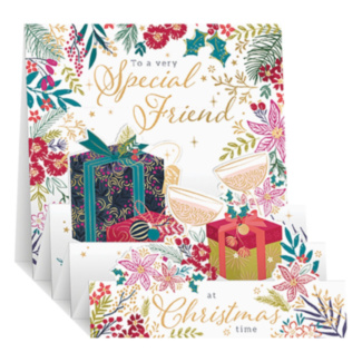 Presents ‘Special Friend’ 3D ZigZag Christmas Card