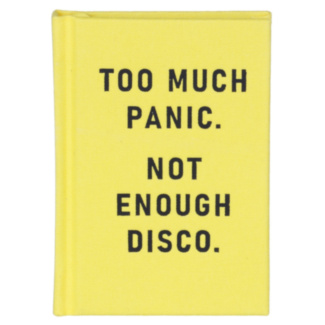 Too Much Panic, Not Enough Disco A7 Mini Notebook 