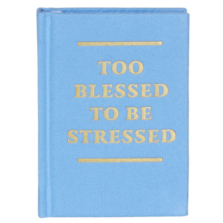 Too Blessed to be Stressed A7 Mini Notebook 