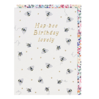 ‘Hap-bee’ Birthday Card