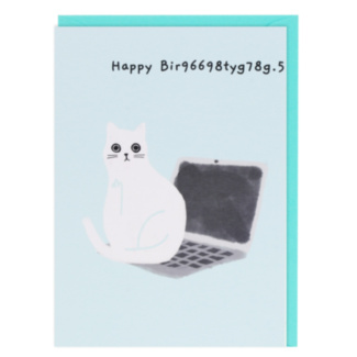 Ken the Cat ‘Happy Bir9669’ Birthday Card