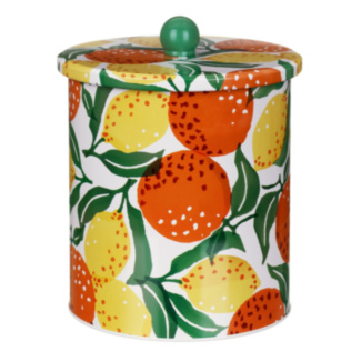 Oranges & Lemons Medium Biscuit Barrel