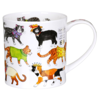 Cool Cats Green Orkney Shape Mug