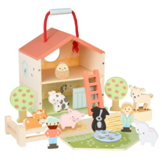 Wooden Farmyard Playset