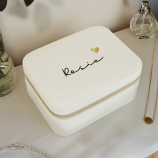 Personalised Travel Jewellery Box