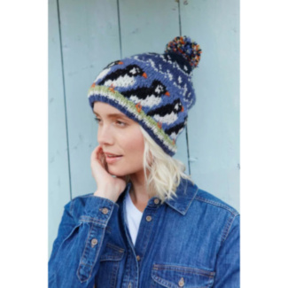 Circus Of Puffins Bobble Beanie Hat