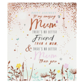 Love & Laughter Mum Birthday Card