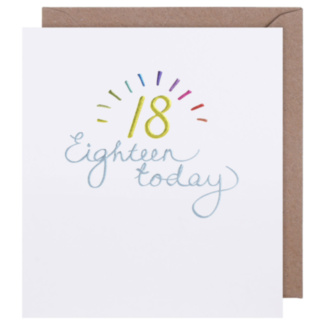 Mimosa 18th Today Birthday Card