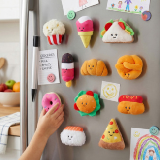 Softlings Foodies Plush Fridge Magnets – Select Design