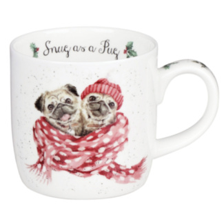 ‘Snug As A Pug’ Fine Bone China Mug