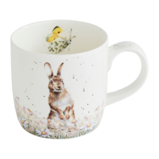 ‘Fresh As A Daisy’ Hare Fine Bone China Mug