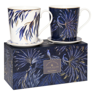 Anniversary Set of 2 Mugs & Coasters Boxed Gift Set