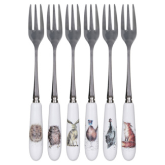 Set of Six Pastry Forks