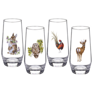 Set Of Four Hi Ball Glasses