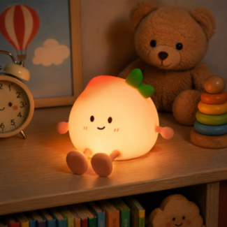 Foodiemals Peach LED Night Light