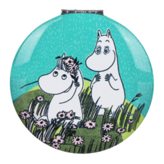 Green Compact Mirror