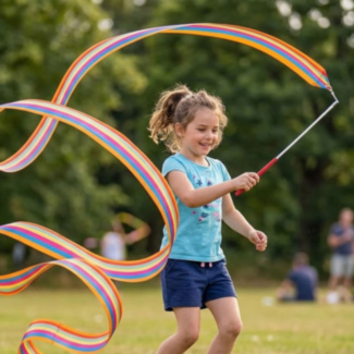 Rainbow Dancer Ribbon Wand