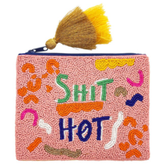 Small Talk Sh*t Hot Zip Purse Pouch