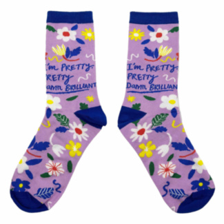 Small Talk ‘Pretty Damn Brilliant’ Socks