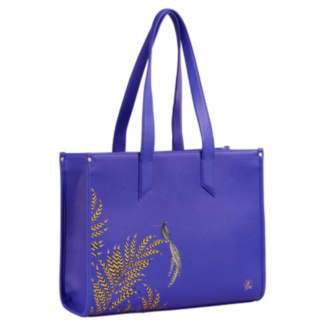 Blue Botanic Box Tote Bag