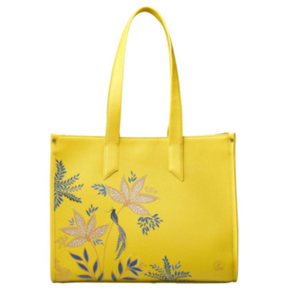 Yellow Botanic Box Tote Bag