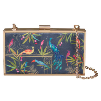 Elegant Gate Velvet Clutch Bag