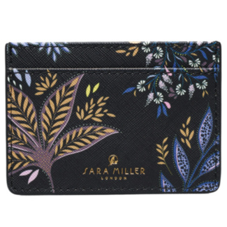 Black Botanic Card Holder