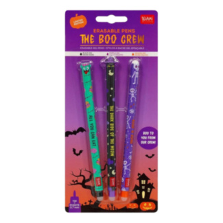 The Boo Crew Set of 3 Halloween Erasable Gel Pens