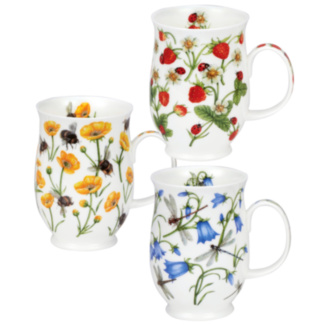 Dovedale Suffolk Set Of 3 Mugs